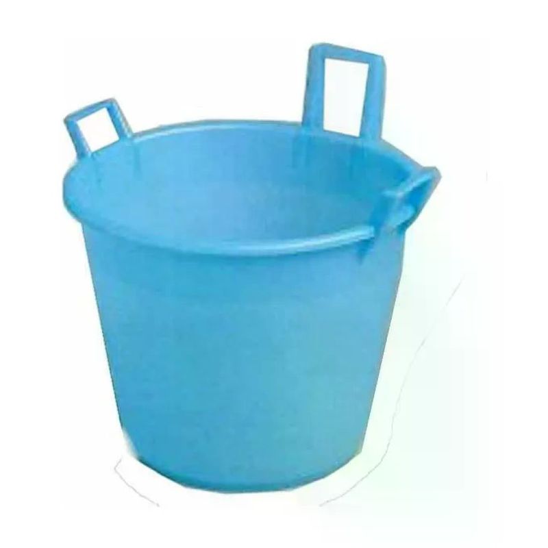 Stefanplast 32600 Mastello a 3 Manici in Polietilene 80 Lt diametro 60 cm colore Azzurro