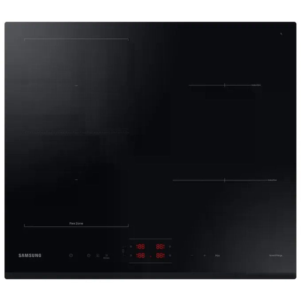 Samsung NZ64B5045GK Piano cottura a induzione 60 cm, 4 zone Flex Zone, Wi-Fi, nero