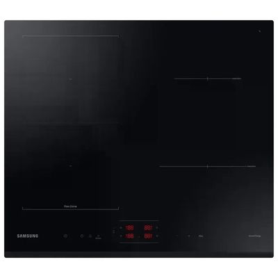 Samsung NZ64B5045GK Piano cottura a induzione 60 cm, 4 zone Flex Zone, Wi-Fi, nero