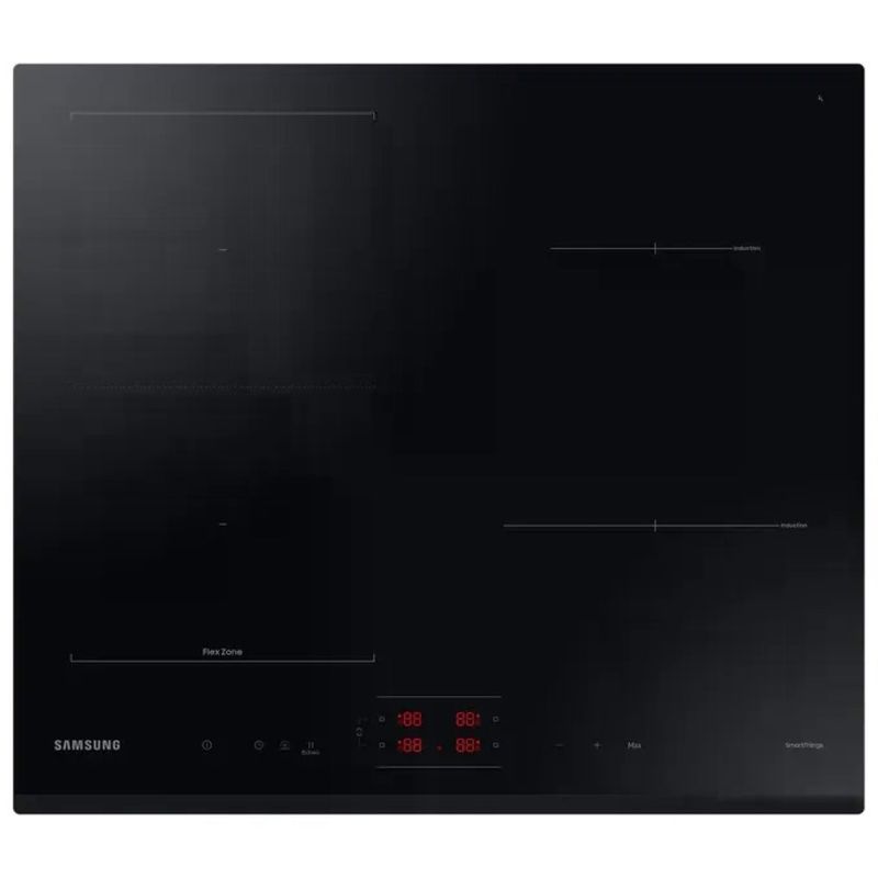 Samsung NZ64B5045GK Piano cottura a induzione 60 cm, 4 zone Flex Zone, Wi-Fi, nero
