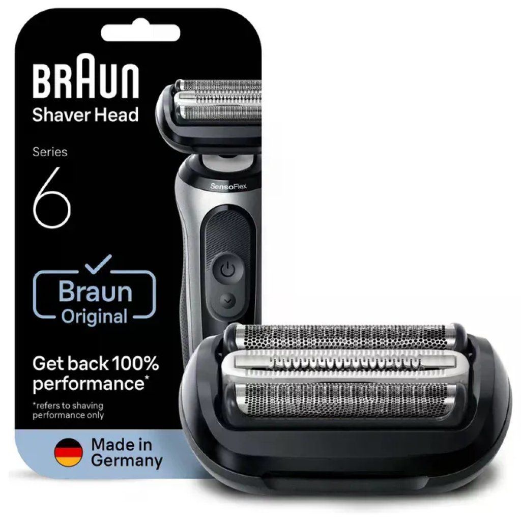 Braun 64B Testina di Ricambio per Rasoio Series 6, Nero
