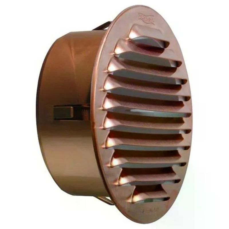 VIGOR-BLINKY Vigor Griglia di Aerazione Tonda ad Incasso in Rame con Rete 120 mm VIGOR-BLINKY Vigor Griglia di Aerazione Tonda ad Incasso in Rame con Rete 120 mm