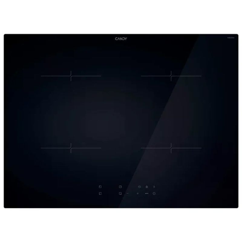 Candy CI7428CTT Piano cottura a induzione 70 cm, 4 zone, Booster, vetro nero