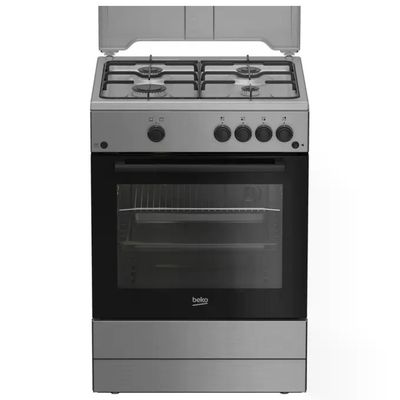 Beko FBG62010DX Cucina a Gas 4 Fuochi Forno a Gas 64 L Classe A (85x60x60 cm) colore Inox