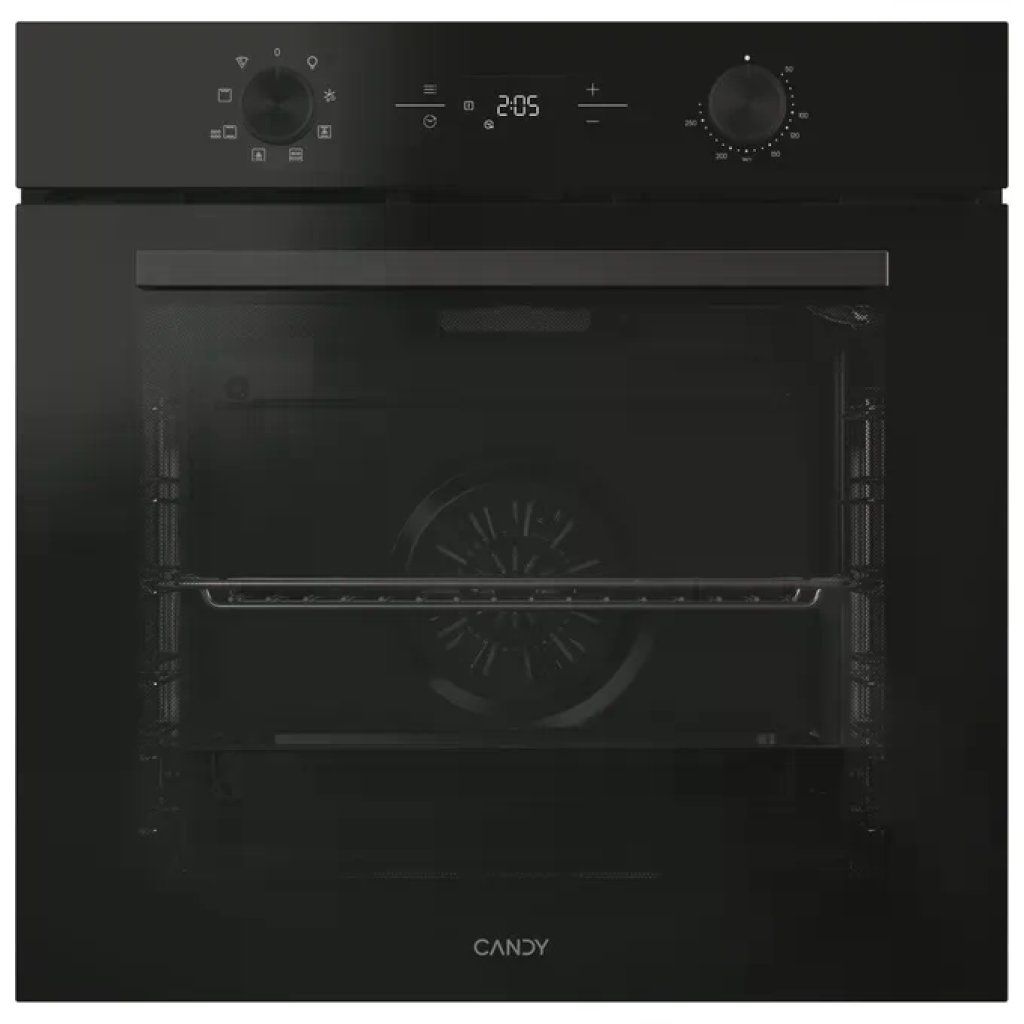 Candy Bake 600 Forno da Incasso Ventilato 78 L, 9 Funzioni, Classe A+, Nero