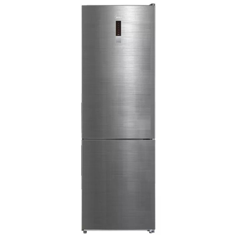 Midea MDRB424FGD46OE Frigorifero Combinato No Frost 310 L, Classe D, Argento