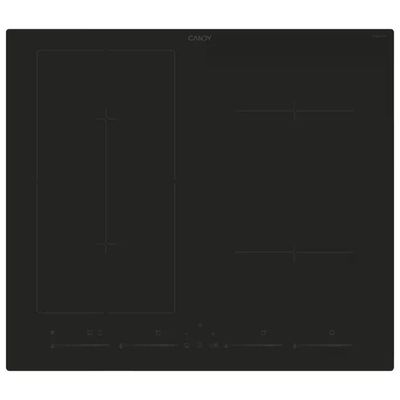 Candy CETPS64MCWFTT1 Piano cottura a induzione 59 cm, 4 zone, Wi-Fi e Bluetooth, nero