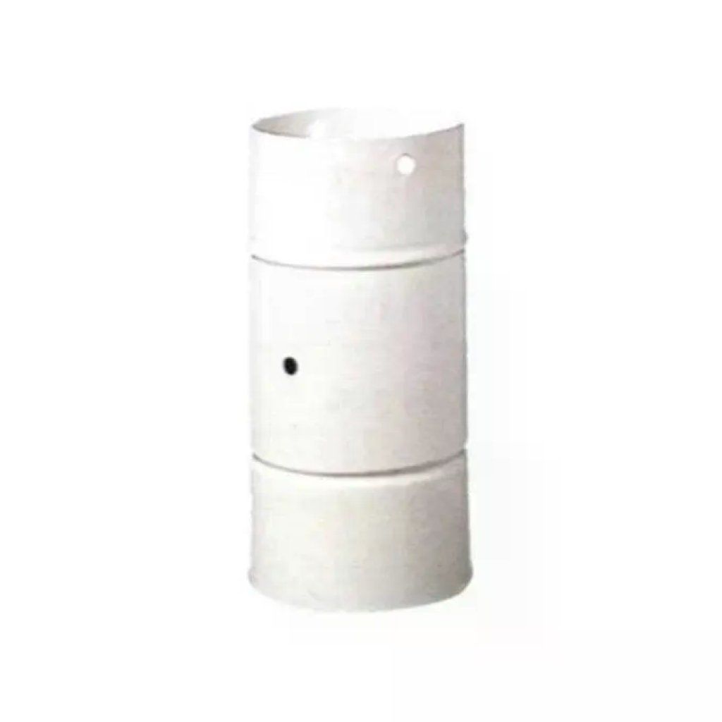 ALA 2000 Serrandola Smaltata per Canna Fumaria, Acciaio Bianco, 12 cm, Altezza 25 cm