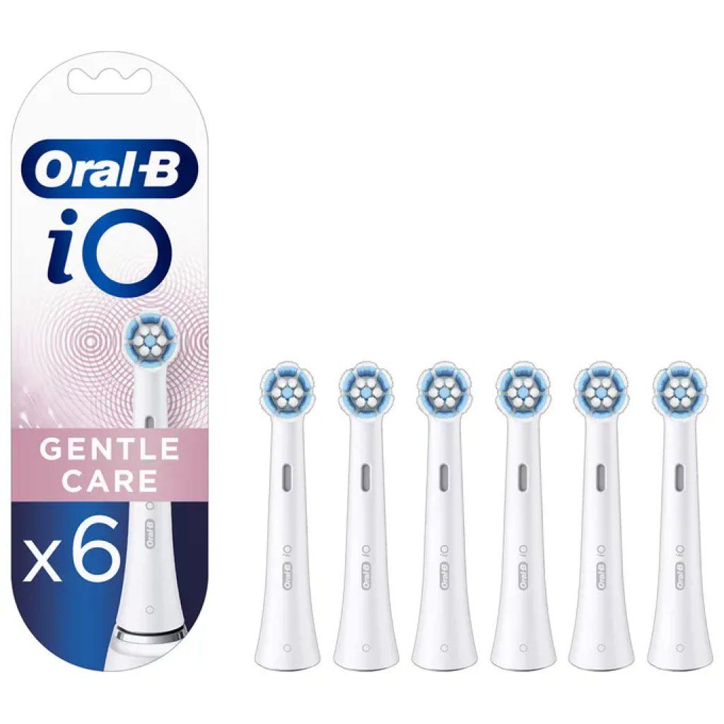 Oral-B iO Gentle Care Testine di Ricambio per Spazzolino Elettrico 3 pezzi Setole Morbide colore Bianco Oral-B iO Gentle Care Testine di Ricambio per Spazzolino Elettrico 3 pezzi Setole Morbide colore Bianco
