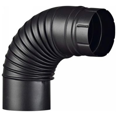 ALA 2000 Aeternum Gomito Smaltato 90° 12 cm Nero Opaco ALA 2000 Aeternum Gomito Smaltato 90° 12 cm Nero Opaco