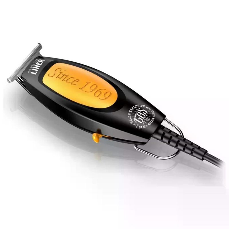 Ga.ma SMB5026 Barber Series Regolabarba T Blade lama inox 35mm 3 regolazioni 0.3 2.3 3.5mm cavo 2