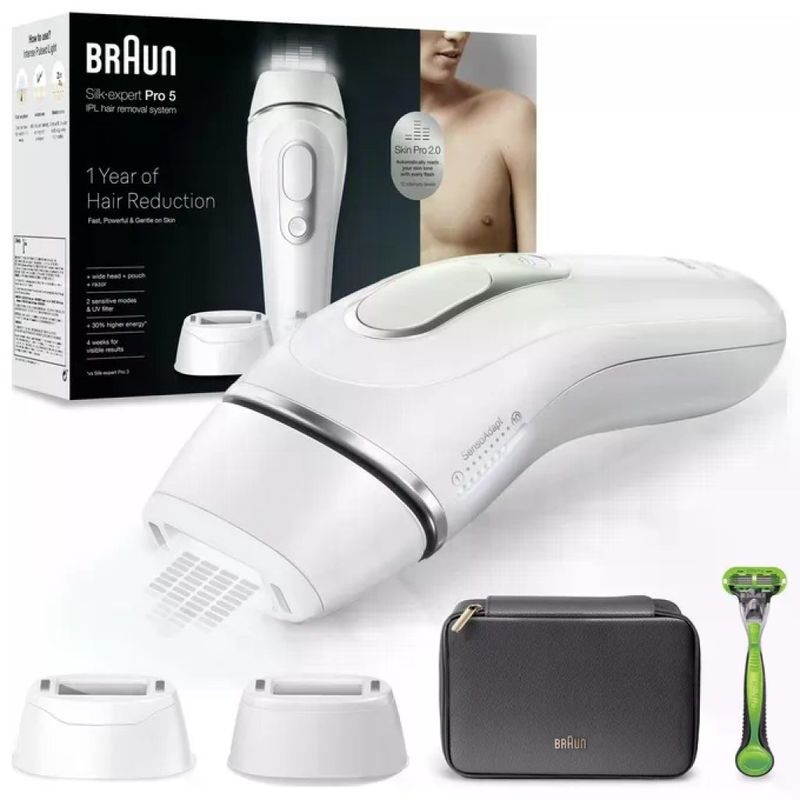 Braun Silk-expert Pro 5 PL5145 Epilatore IPL con Custodia