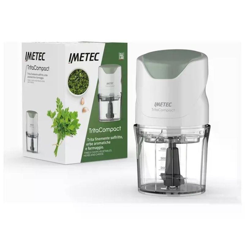 IMETEC TritaCompact 7473 – Tritatutto elettrico 350 W, 0,4 L