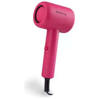Innoliving INN-612 Asciugacapelli da viaggio 1000 W, pieghevole, 2 velocità, fucsia Innoliving INN-612 Asciugacapelli da viaggio 1000 W, pieghevole, 2 velocità, fucsia