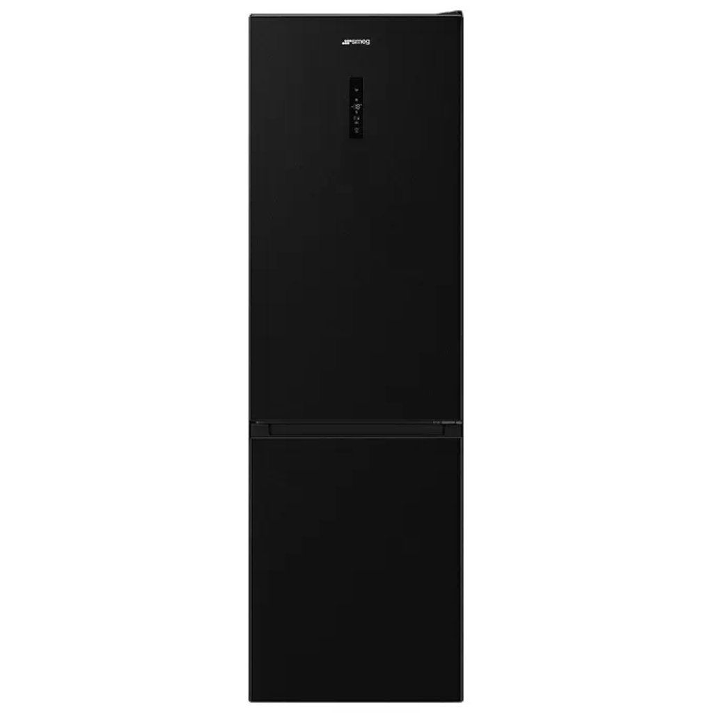 Smeg RC20KDND Frigorifero Combinato No Frost 331 L Nero Black Inox, Classe D