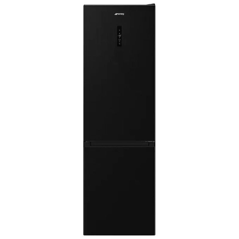 Smeg RC20KDND Frigorifero Combinato No Frost 331 L Nero Black Inox, Classe D
