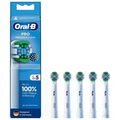 BRAUN Oral-B Pro Precision Clean Testine di Ricambio, 5 Pezzi