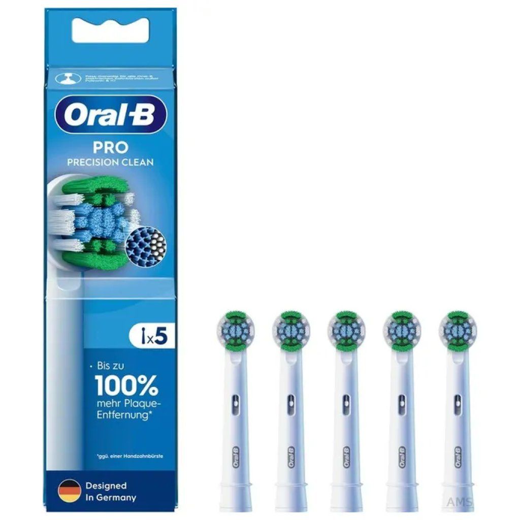 Braun Oral-B Pro Precision Clean – 5 Testine di Ricambio