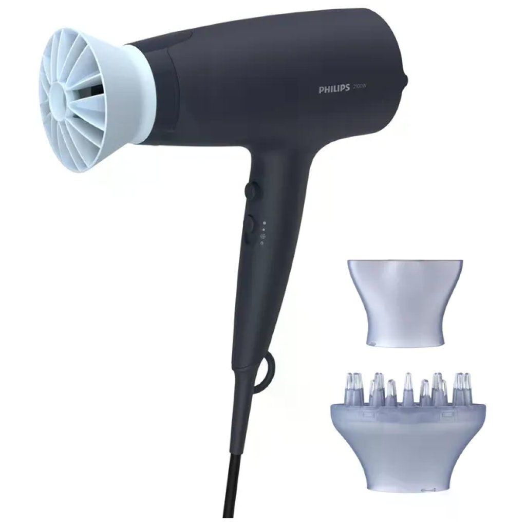 Philips Serie 3000 BHD360/20 Asciugacapelli 2100 W con ThermoProtect, tecnologia ionica e diffusore