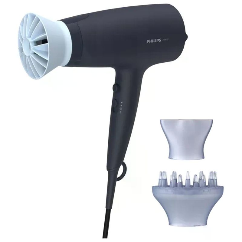 Philips Serie 3000 BHD360/20 Asciugacapelli 2100 W con ThermoProtect, tecnologia ionica e diffusore
