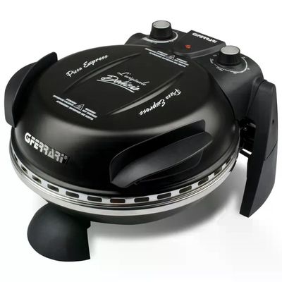 G3 Ferrari G1000610 Delizia Forno Pizza 1200W Pietra refrattaria 31 cm 400°C Timer colore Nero G3 Ferrari G1000610 Delizia Forno Pizza 1200W Pietra refrattaria 31 cm 400°C Timer colore Nero