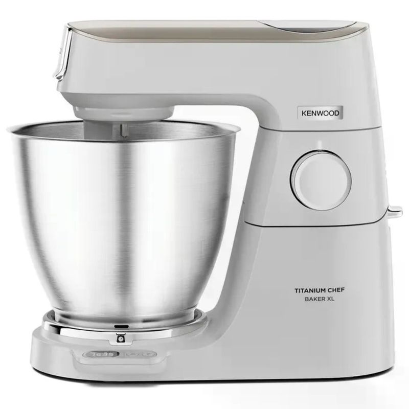 Kenwood Titanium Chef Baker XL KVL65.001WH Impastatrice Planetaria 1200 W, 7 L, Bianca