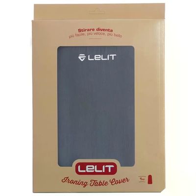 LELIT PA701 Telo Copriasse da Stiro in Cotone, 123 × 48 cm, Rosso e Bianco
