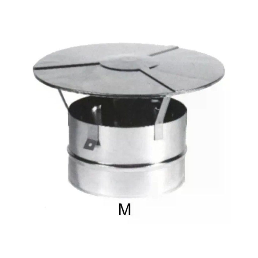 MARAL Terminale Parapioggia Cappello Cinese 12 cm in Acciaio Inox AISI 316L