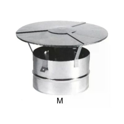 MARAL Terminale Parapioggia Cappello Cinese 12 cm in Acciaio Inox AISI 316L