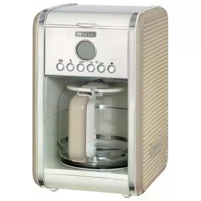 Ariete 1342 Vintage Macchina da Caffè Americano 12 Tazze Beige