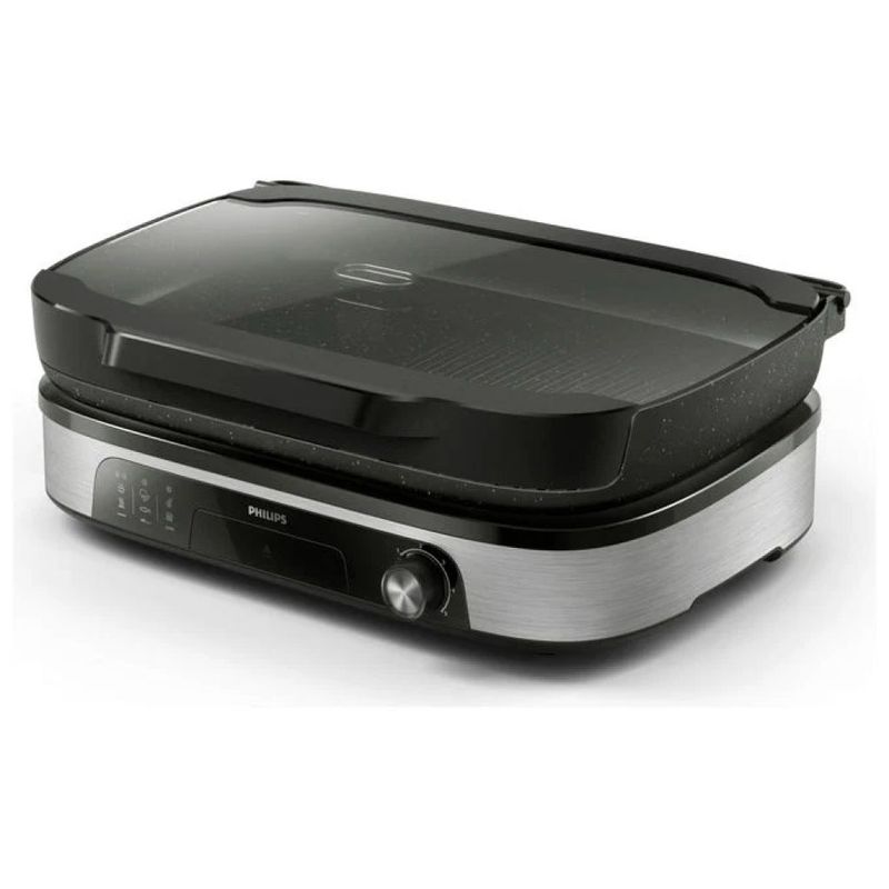 Philips HD6212/90 Griglia Elettrica da Tavolo 2400 W con Affumicatore