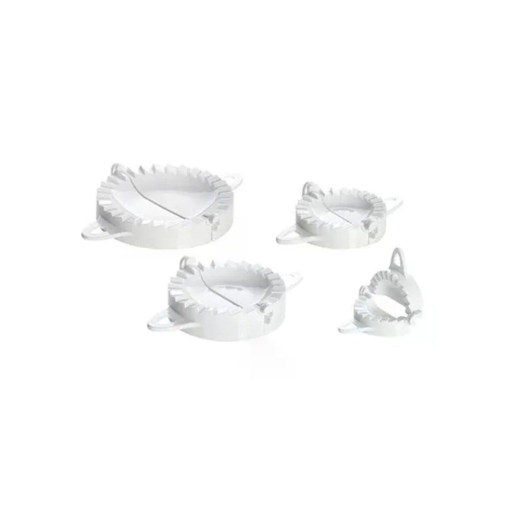 Tescoma Delicia Set 4 Forme Tagliapasta per Ravioli e Panzerotti, 6–12 cm