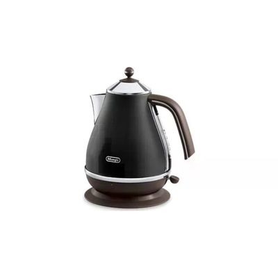 DELONGHI De'Longhi Icona Vintage KBOV2001.BK Bollitore Elettrico 1,7 L, 2000 W, Nero