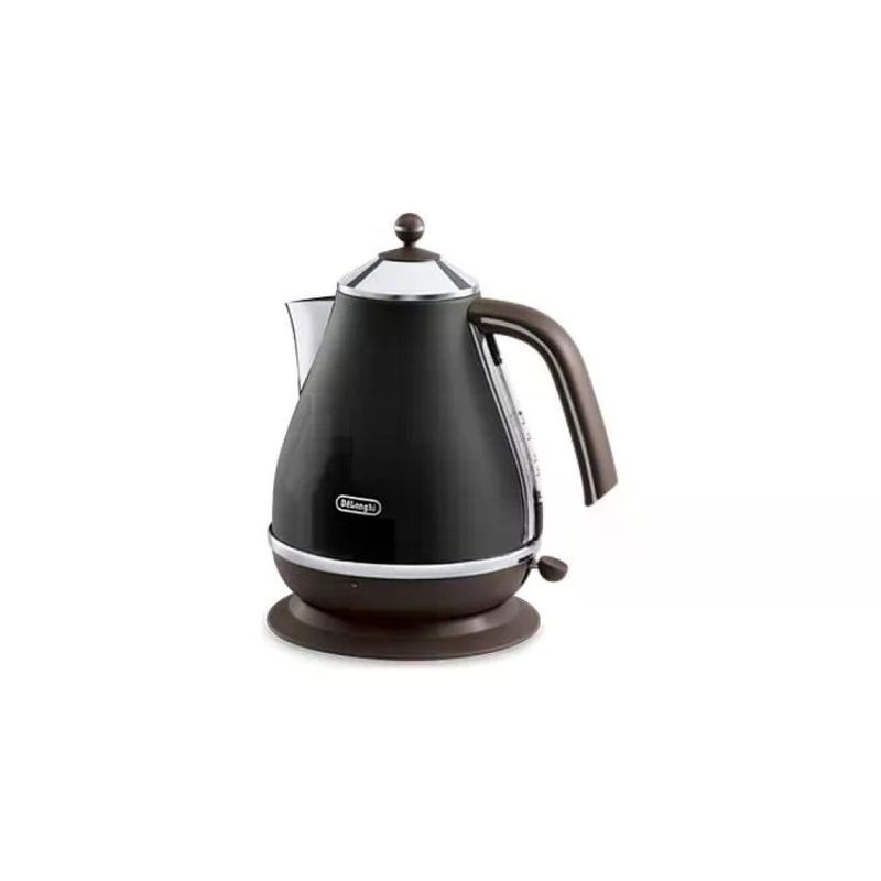 DELONGHI De'Longhi Icona Vintage KBOV2001.BK Bollitore Elettrico 1,7 L, 2000 W, Nero