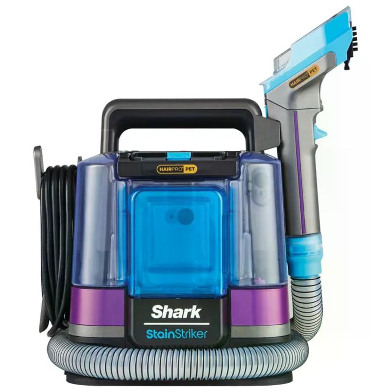 Shark PX250EUT StainStriker HairPro Pet Smacchiatore Portatile 450W 1,2 L 87 dB colore Nero Blu Giallo Shark PX250EUT StainStriker HairPro Pet Smacchiatore Portatile 450W 1,2 L 87 dB colore Nero Blu Giallo