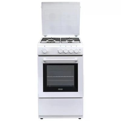 DELONGHI De'Longhi DL554GW2 Cucina a Gas 4 Fuochi Forno Gas Statico 49 L Classe A (83x50x50 cm DELONGHI De'Longhi DL554GW2 Cucina a Gas 4 Fuochi Forno Gas Statico 49 L Classe A (83x50x50 cm