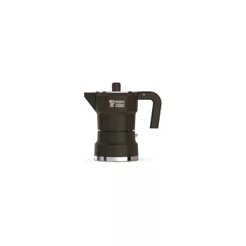 Pezzetti Solidexpress 1656VNEW – Caffettiera a induzione, nero fumo