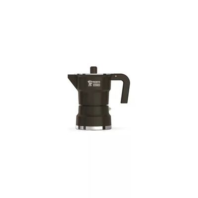 Pezzetti Solidexpress 1656VNEW – Caffettiera a induzione, nero fumo