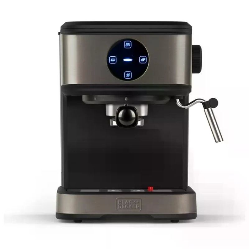 BLACK+DECKER BXCO850E Macchina da Caffè Espresso 850 W, 20 Bar, Serbatoio 1,5 L