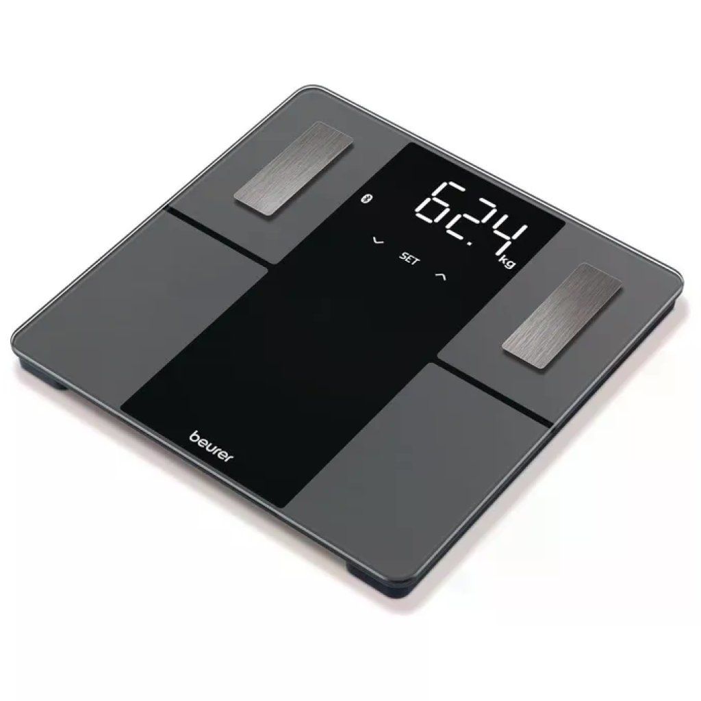 Beurer BF500BT Super Black Edition Bilancia Pesapersone Diagnostica Bluetooth 8 utenti 180 Kg colore Nero