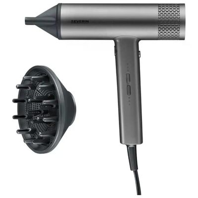 Severin HT 0169 Asciugacapelli Ionico 2000 W con Diffusore e Concentratore Severin HT 0169 Asciugacapelli Ionico 2000 W con Diffusore e Concentratore