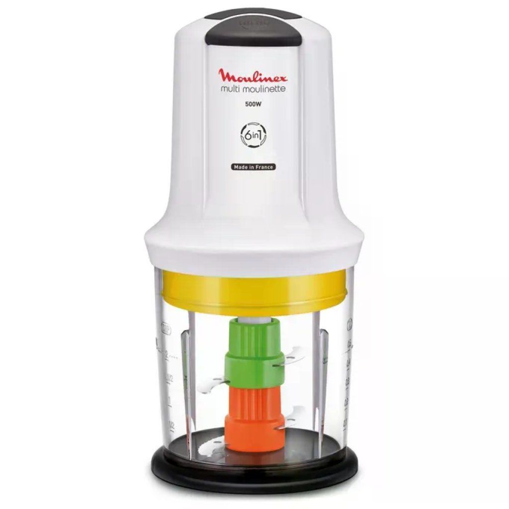 Moulinex AT723110 La Moulinette Tritatutto Multifunzione 6 in 1 500W 0.5L 2 Velocita' 4 Lame colore Bianco Moulinex AT723110 La Moulinette Tritatutto Multifunzione 6 in 1 500W 0.5L 2 Velocita' 4 Lame colore Bianco
