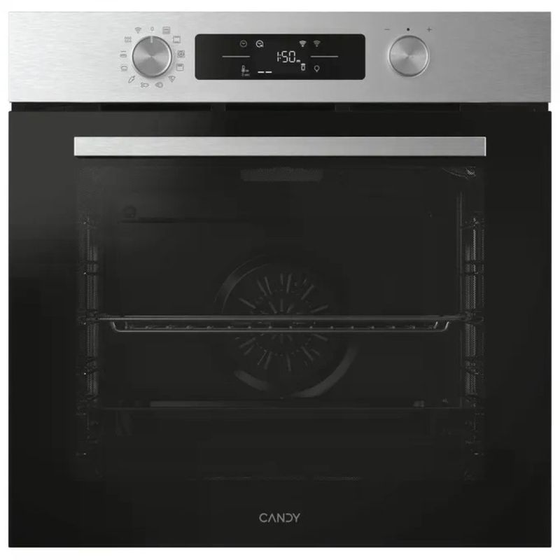 Candy CA6 N3B3HTX Forno Elettrico da Incasso 78 L, Wi-Fi, Nero e Inox