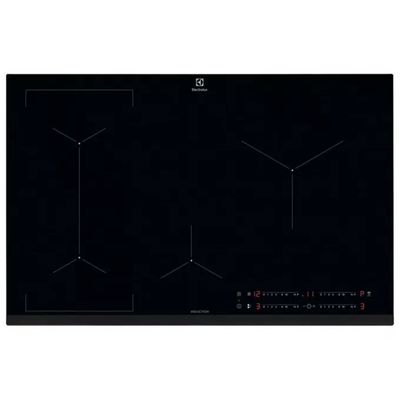 Electrolux EIL83443 Serie 600 Piano cottura a induzione 80 cm 4 zone Bridge Hob2Hood Slider Touch colore Nero Electrolux EIL83443 Serie 600 Piano cottura a induzione 80 cm 4 zone Bridge Hob2Hood Slider Touch colore Nero