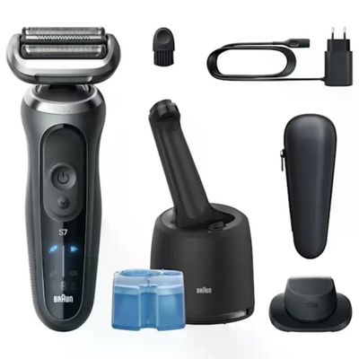 Braun Series 7 72-G7200CC Rasoio Elettrico Wet&Dry con Stazione Clean&Charge