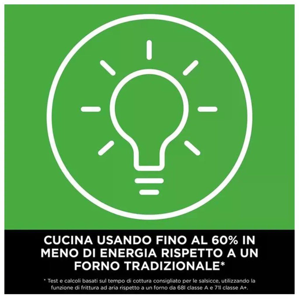 Ninja AF170EU Friggitrice ad Aria 6.2L Tecnologia Max Crisp con Piatto Grill 2000W