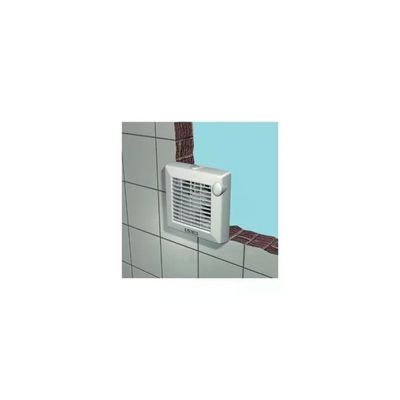 Vortice Punto 11202 Aspiratore da Muro 100 mm, 90 m³/h, 18 W, Bianco