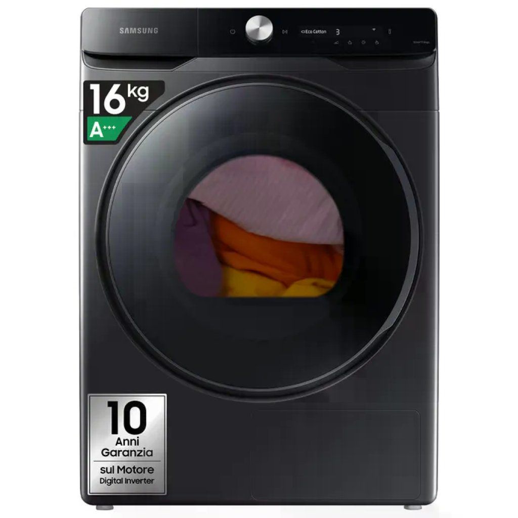 Samsung Serie 8000 DV16DG8600BV Asciugatrice a Pompa di Calore 16 kg Nera