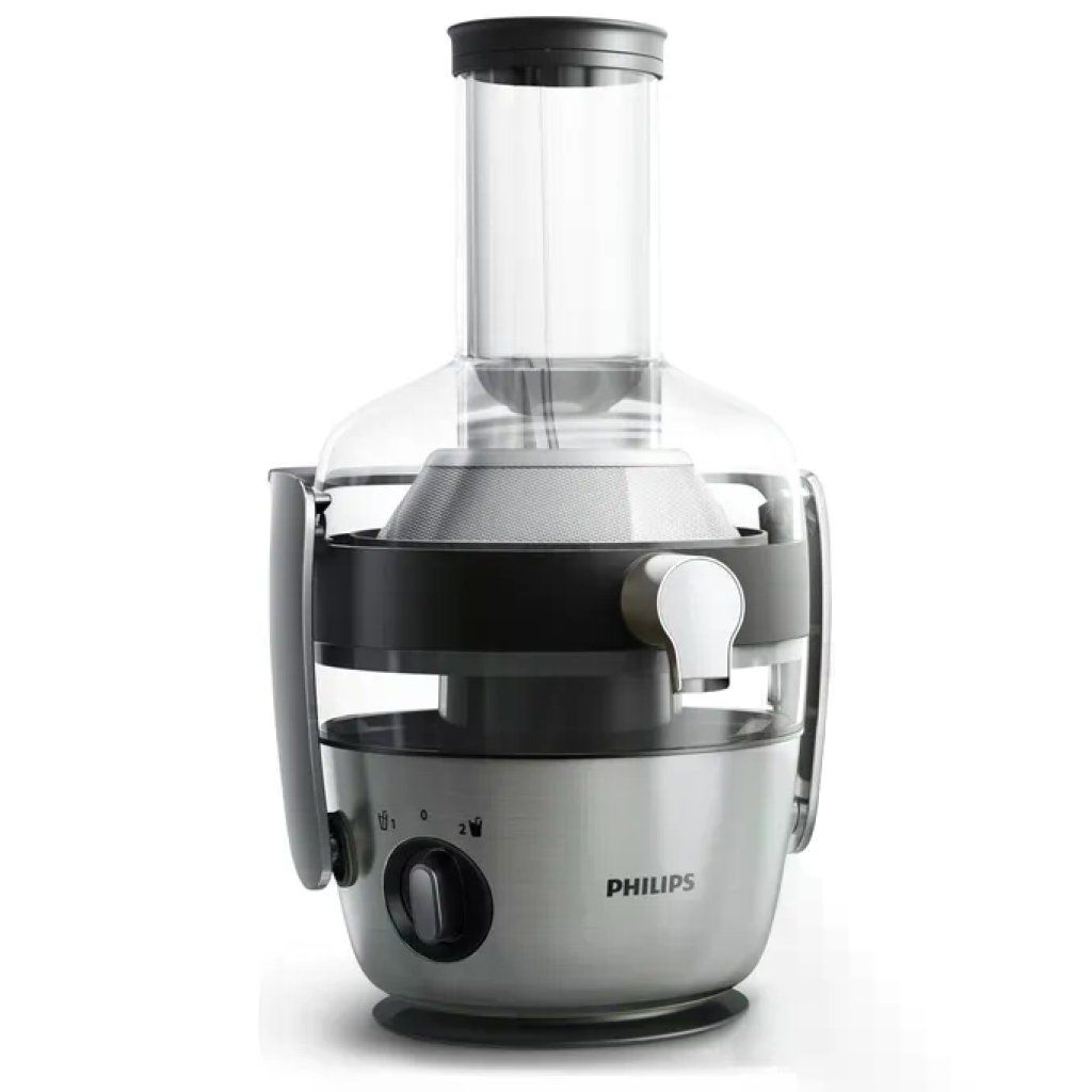 Philips Avance HR1921/20 Centrifuga FiberBoost 1100 W, Nero e Argento