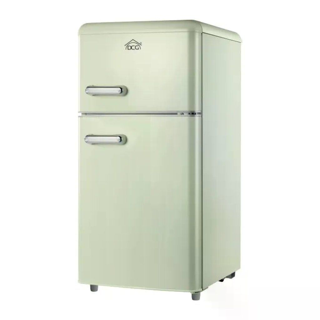 DCG MF100CCDP Frigorifero Retrò Doppia Porta 100 L Crema DCG MF100CCDP Frigorifero Retrò Doppia Porta 100 L Crema